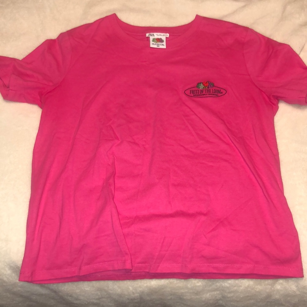 Zara pink shirt